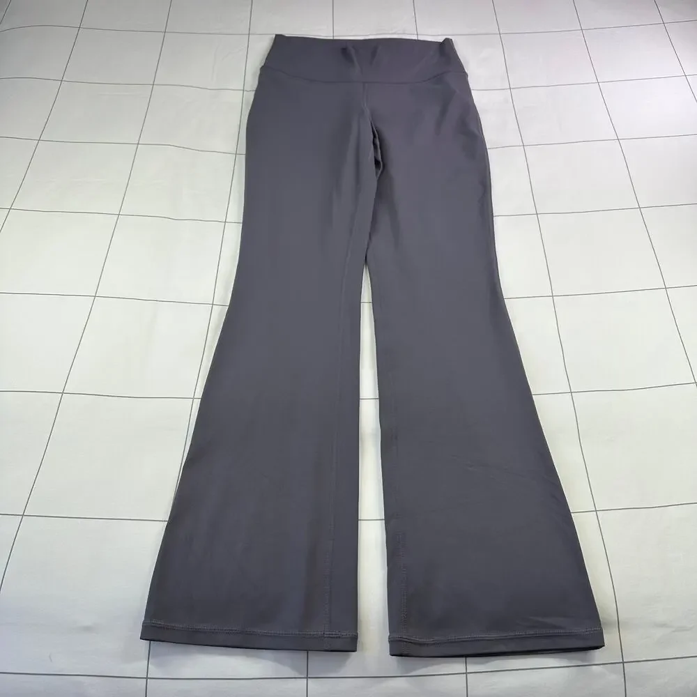Athleta Pants Womens Large Purple Transcend Slim Yoga Bootcut Pilates Athleisure